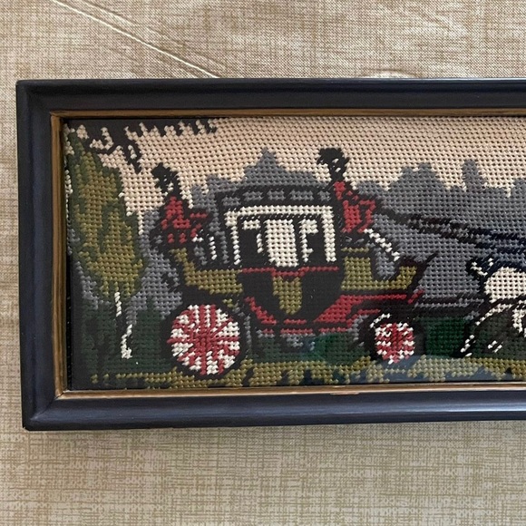 Hand Sown Picture - Vintage - Picture 2 of 2